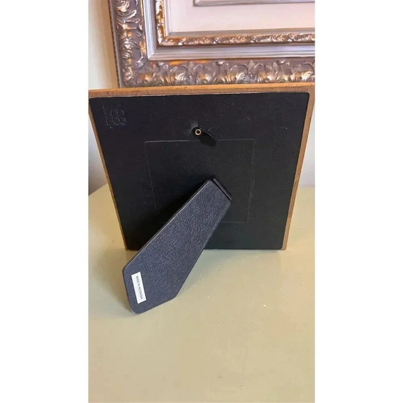 Vintage Heavy Ceramic Photo Picture Frame Floral Design 7x3 Decor - Picture 3 of 8